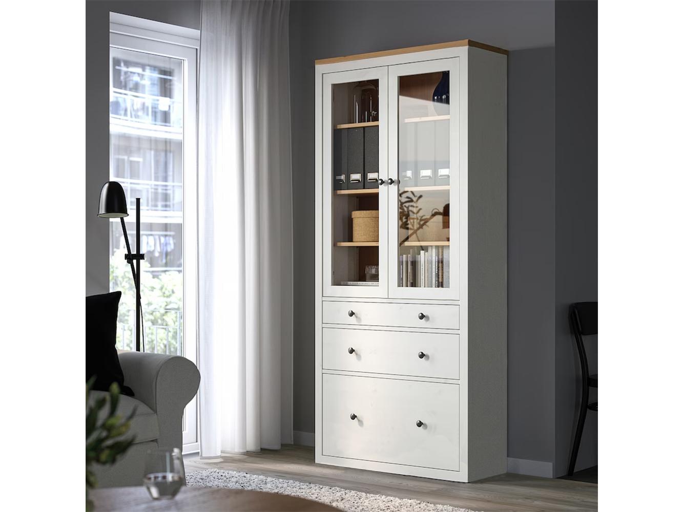 Книжный шкаф Хемнес 13 white ИКЕА (IKEA) изображение товара