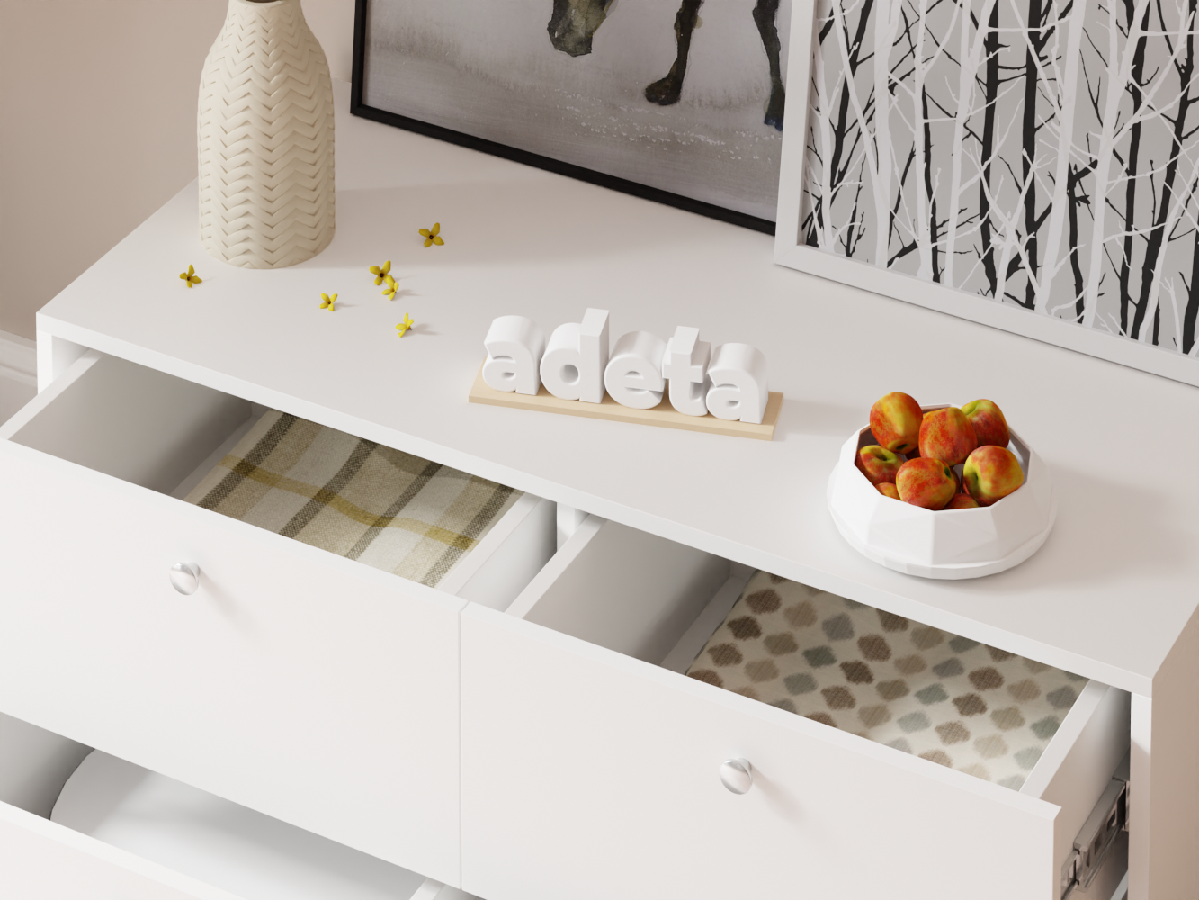 Комод Каллакс 14 white ИКЕА (IKEA) изображение товара