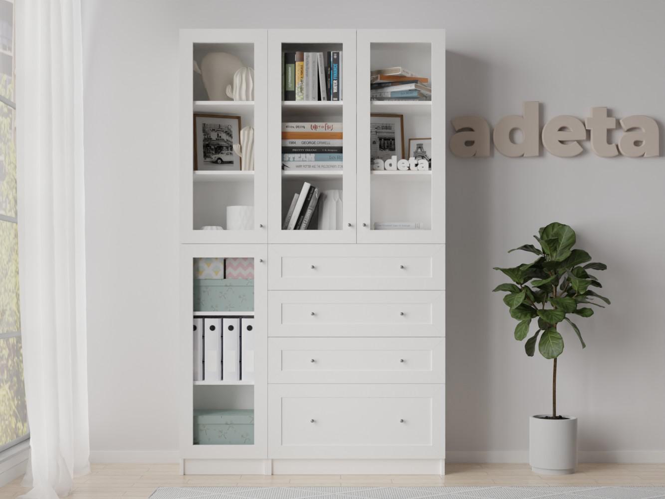 Книжный шкаф Билли 358 white ИКЕА (IKEA) изображение товара