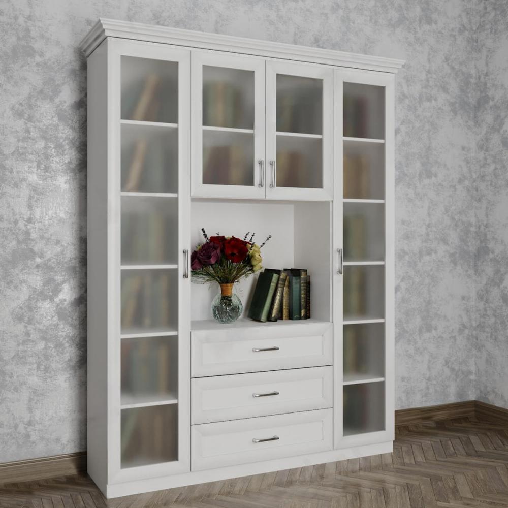 Книжный шкаф Верона 23 white изображение товара
