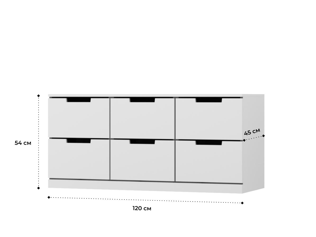 Комод Нордли 23 white ИКЕА (IKEA) изображение товара