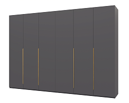 Изображение товара Распашной шкаф Пакс Альхейм 16 grey (gold) ИКЕА (IKEA) на сайте adeta.ru