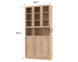 Изображение товара Книжный шкаф Билли 337 beige ИКЕА (IKEA) на сайте adeta.ru